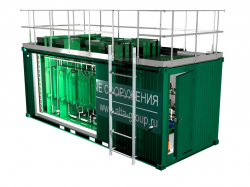 Модульное мобильное очистное сооружение  Alta Air Master 10 mobile + УФ