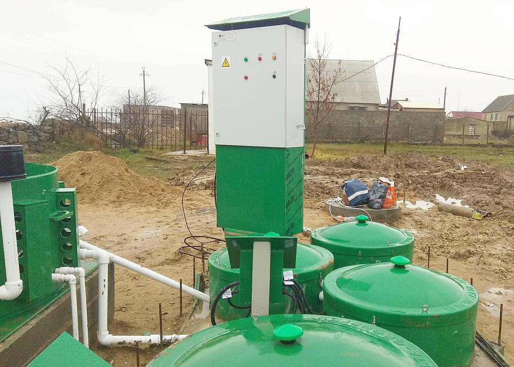 Хозяйственно-бытовой сток - 20 м3 в сутки, инфекционная больница, р. Дагестан, г. Избербаш