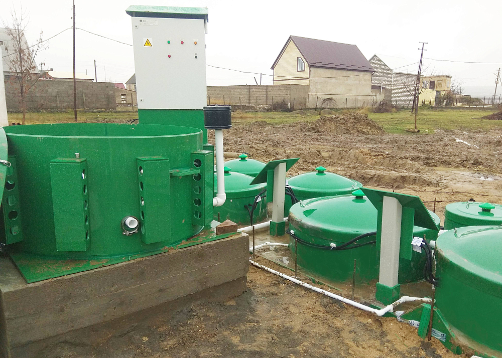 Хозяйственно-бытовой сток - 20 м3 в сутки, инфекционная больница, р. Дагестан, г. Избербаш